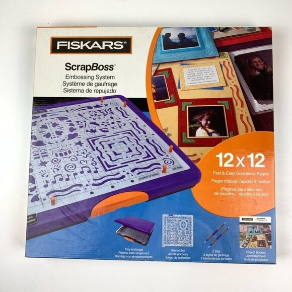 Fiskars Scrapboss Embossing System - New in Box - Picture 1 of 4